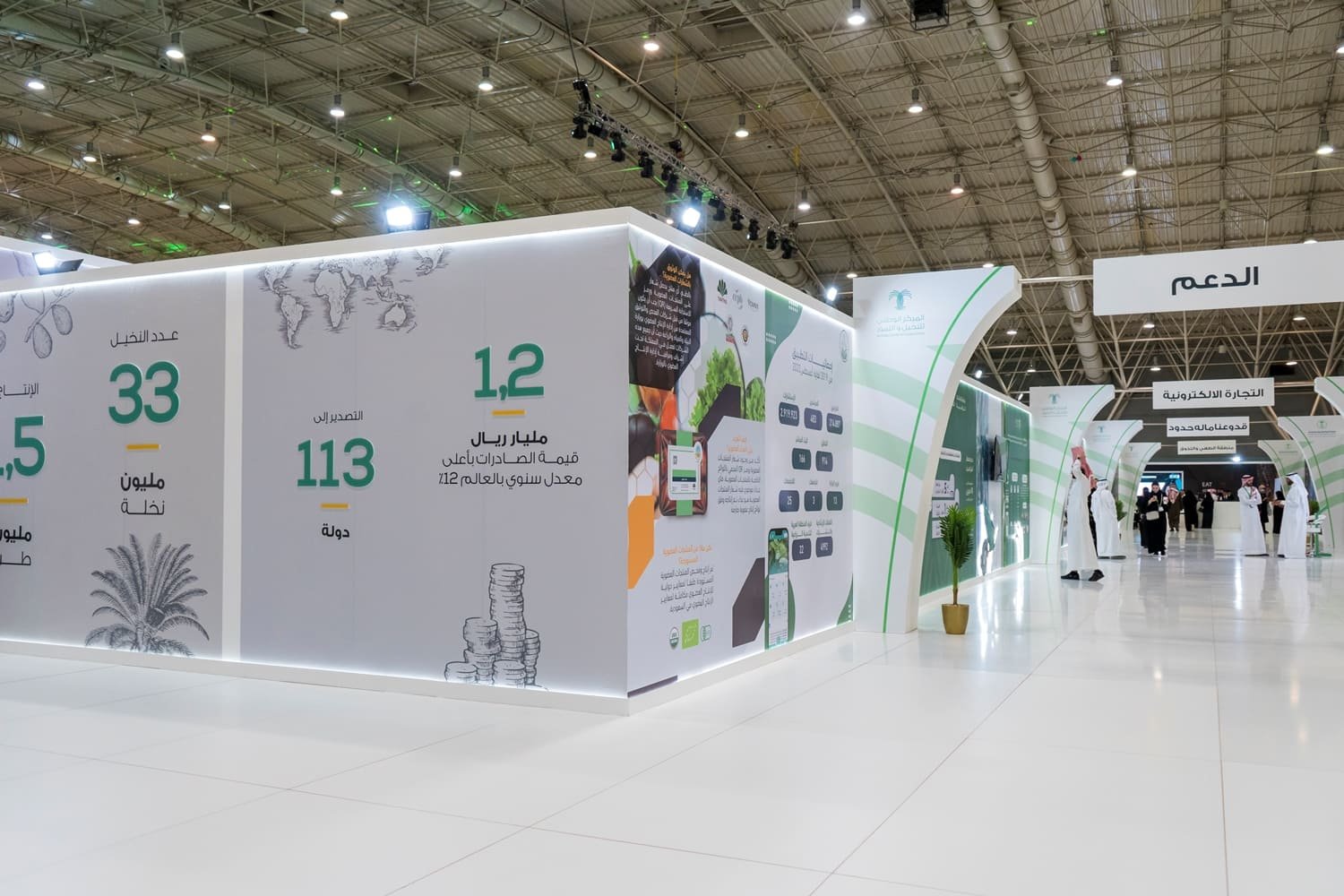 تنفيذ المشاريع الكبرى والمشاركة في المعارض